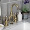 Kingston Brass Bridge Bathroom Faucet with Brass Pop-Up, Antique Brass KS7993TAL - alternate 6